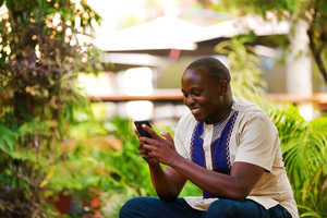 Man with phone